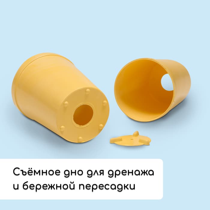 Набор для рассады: стаканы по 250 мл (18 шт.), поддон 40×20 см, цвет МИКС, Greengo