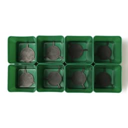 Набор для рассады: стаканы по 600 мл (8 шт.), поддон 36×18 см, цвет МИКС, Greengo