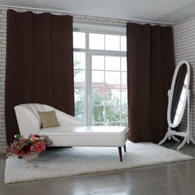 Штора портьерная «Этель», 220×280 см, английский стиль шоколад
