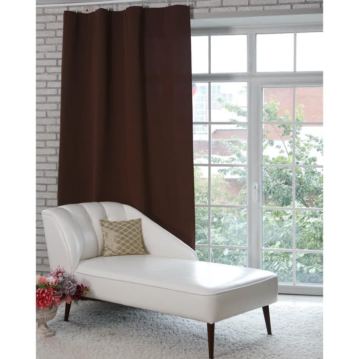 Штора портьерная «Этель», 220×280 см, английский стиль шоколад