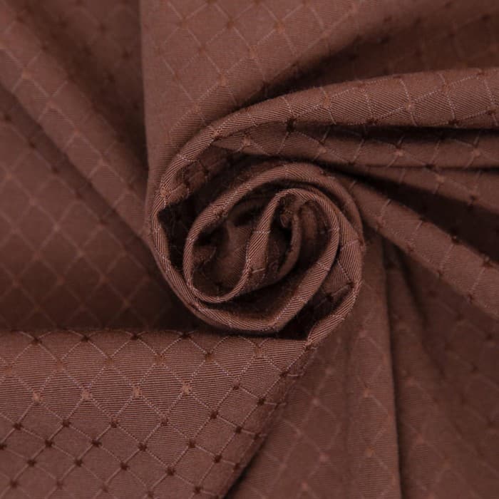 Штора портьерная «Этель», 220×280 см, английский стиль шоколад