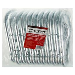 Карабин пожарный ТУНДРА krep, DIN 5299С, 14×180 мм, оцинкованный