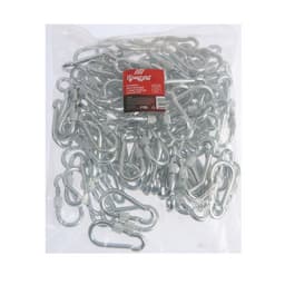 Карабин монтажный с фиксатором ТУНДРА krep, DIN5299D, 7×70 мм, оцинкованный