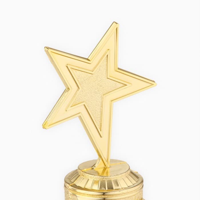 Кубок наградная фигура: звезда литая «Лучший из лучших» золото, пластик, 16 см