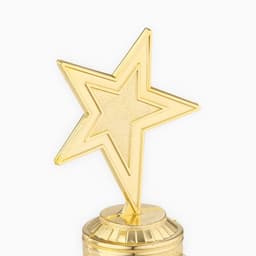 Кубок наградная фигура: звезда литая «Лучший из лучших» золото, пластик, 16 см