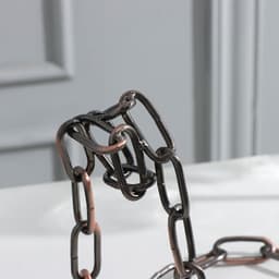 Подставка для бутылки Доляна «Цепь», 18.5×13×19 см, цвет коричневый