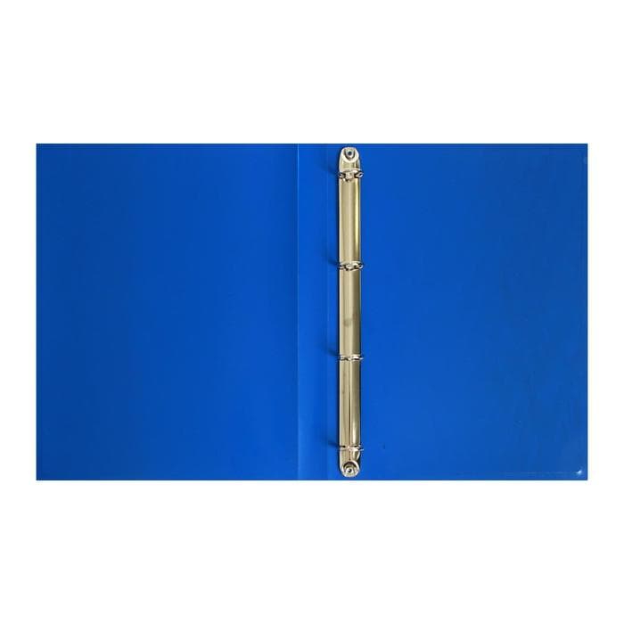 Папка на 4 кольцах А4, Calligrata, 25 мм, 500 мкм, синяя