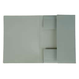 Папка на резинке А4, 500 мкм, Calligrata, корешок 4 мм, до 300 листов, тиснение «песок», серая