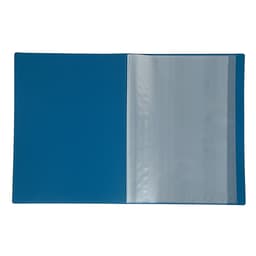 Папка с 10 вкладышами А4, 500 мкм, Calligrata, текстура «песок», синяя