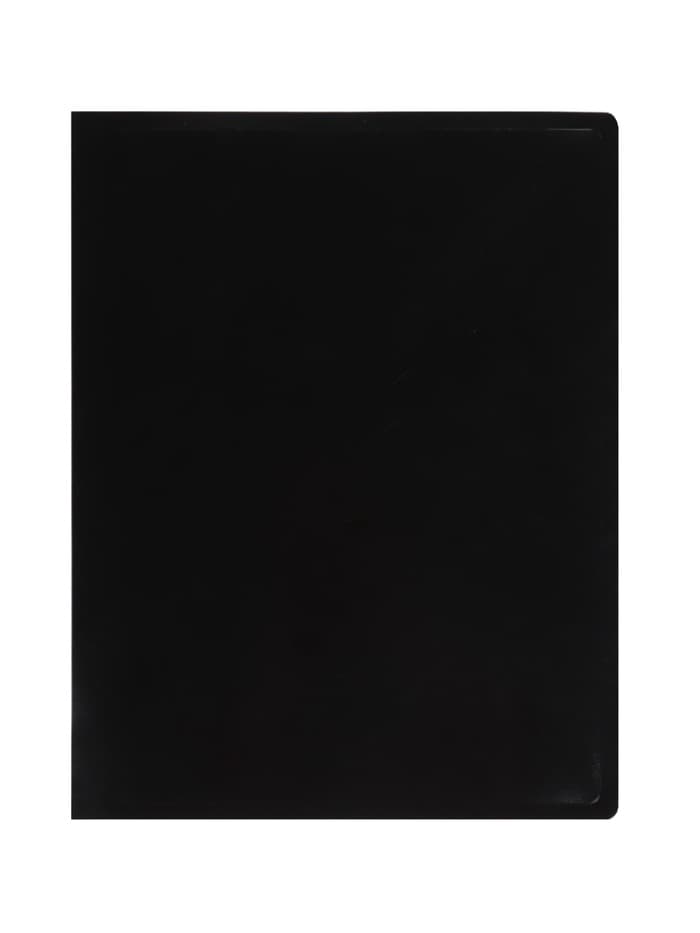 Папка с 100 вкладышами А4, 700 мкм, Calligrata, текстура «песок», чёрная