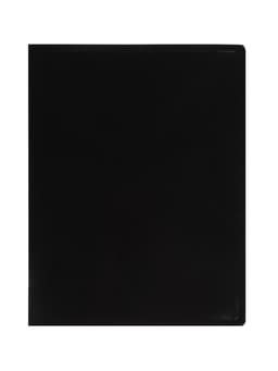 Папка с 100 вкладышами А4, 700 мкм, Calligrata, текстура «песок», чёрная