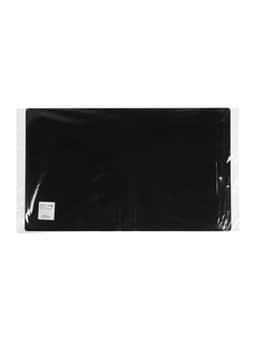 Папка с 100 вкладышами А4, 700 мкм, Calligrata, текстура «песок», чёрная