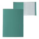 Папка с 100 вкладышами А4, 700 мкм, Calligrata, текстура «песок», зелёная