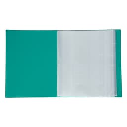 Папка с 100 вкладышами А4, 700 мкм, Calligrata, текстура «песок», зелёная