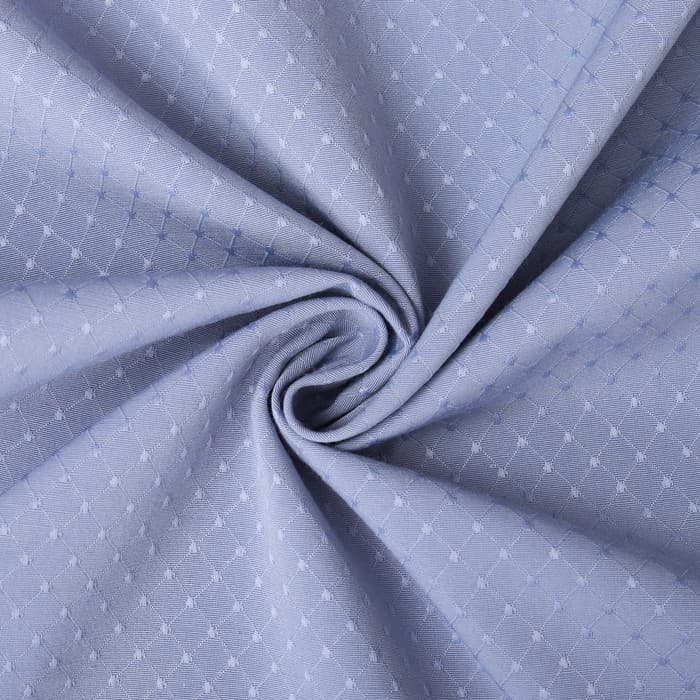 Штора портьерная «Этель», 130×280 см, английский стиль голубая