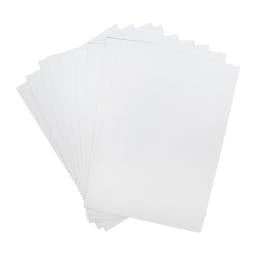 Картон белый А4, 8 листов, Calligrata, мелованный, плотность 240 г/м², в папке, МИКС