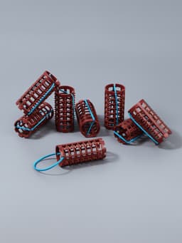 Бигуди на резинке, d=2.7 см, 8 шт., МИКС