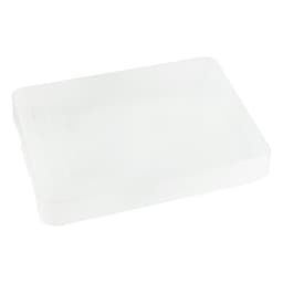 Контейнер для документов Стамм А4, 260×350×65 мм, пластик, с защелками, прозрачный