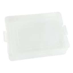 Контейнер для документов Стамм А4, 260×350×65 мм, пластик, с защелками, прозрачный