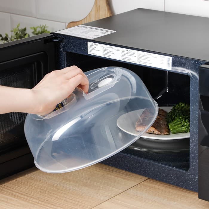 Крышка для СВЧ Виолет, 26 см, с клапаном, пластик, прозрачный