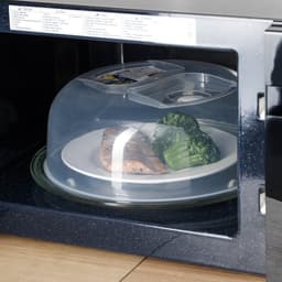 Крышка для СВЧ Виолет, 26 см, с клапаном, пластик, прозрачный