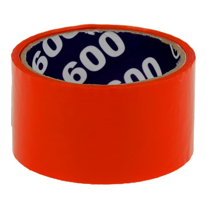Клейкая лента упаковочная 48 мм × 24 м, 45 мкм UNIBOB (оранжевая)