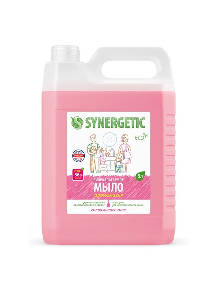 Жидкое мыло Synergetic «Аромамагия», 5 л