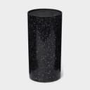 Подставка для ножей с наполнителем «Чёрный гранит», 22×11 см, чёрная