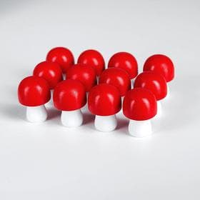 Счётный материал «Грибы», 12 шт., 4.5 см