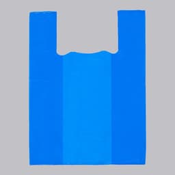 Пакет «Синий», полиэтиленовый, майка, 30×55 см, 17 мкм