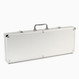 Покер в металлическом кейсе (2 колоды, фишки 500 шт. с/номиналом, 5 кубиков), 20.5×56 см