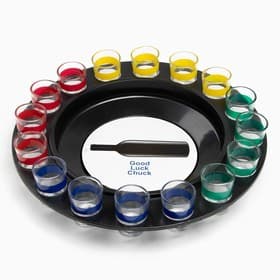 Алкогольная игра для компании «Пьяная Бутылочка», d=30 см, 16 стопок