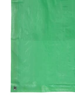 Тент защитный, 6×3 м, плотность 120 г/м², УФ, люверсы шаг 1 м, зелёный/серебристый
