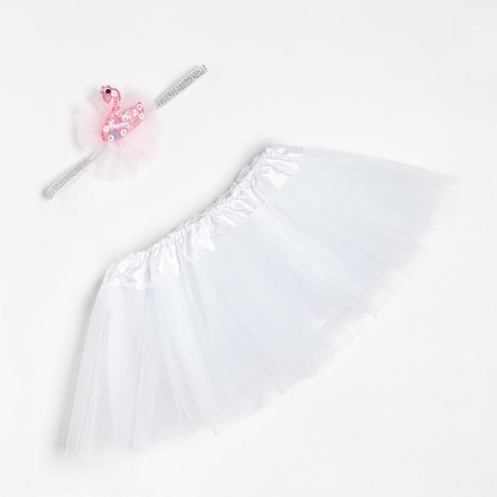 Набор для фотосессии (юбка, повязка) «Крошка Я. Лебедь», белый