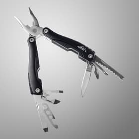 Мультитул 9в1 в чехле, рукоять черная, 9×3.5×2.5 см