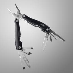 Мультитул 9в1 в чехле, рукоять черная, 9×3.5×2.5 см