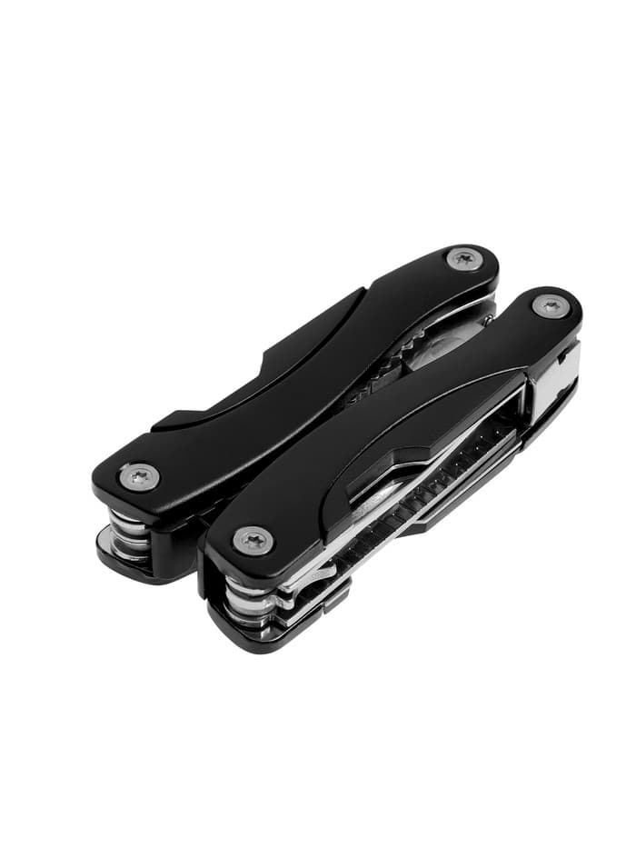 Мультитул 9в1 в чехле, рукоять черная, 9×3.5×2.5 см