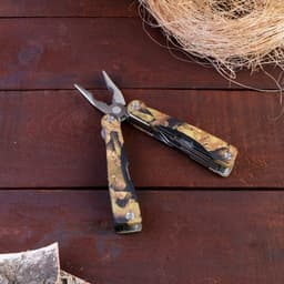 Мультитул 9в1, в чехле, рукоять хаки