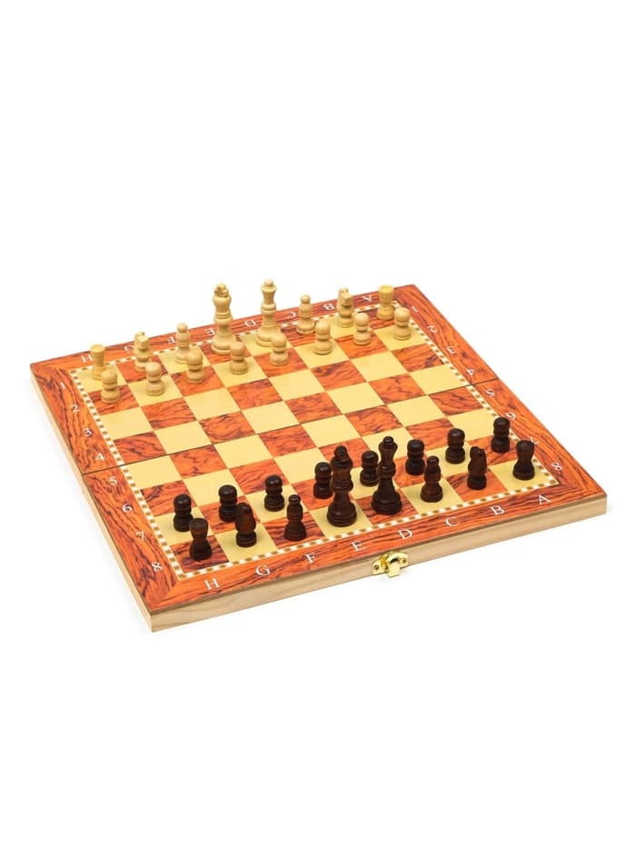Настольная игра 3 в 1, набор: шахматы, шашки, нарды, 34×34 см
