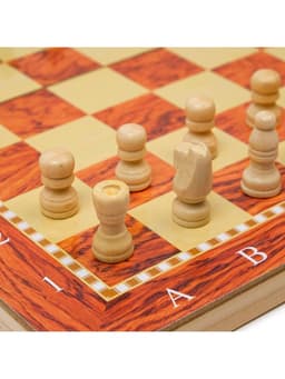 Настольная игра 3 в 1, набор: шахматы, шашки, нарды, 34×34 см