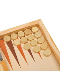 Настольная игра 3 в 1, набор: шахматы, шашки, нарды, 34×34 см