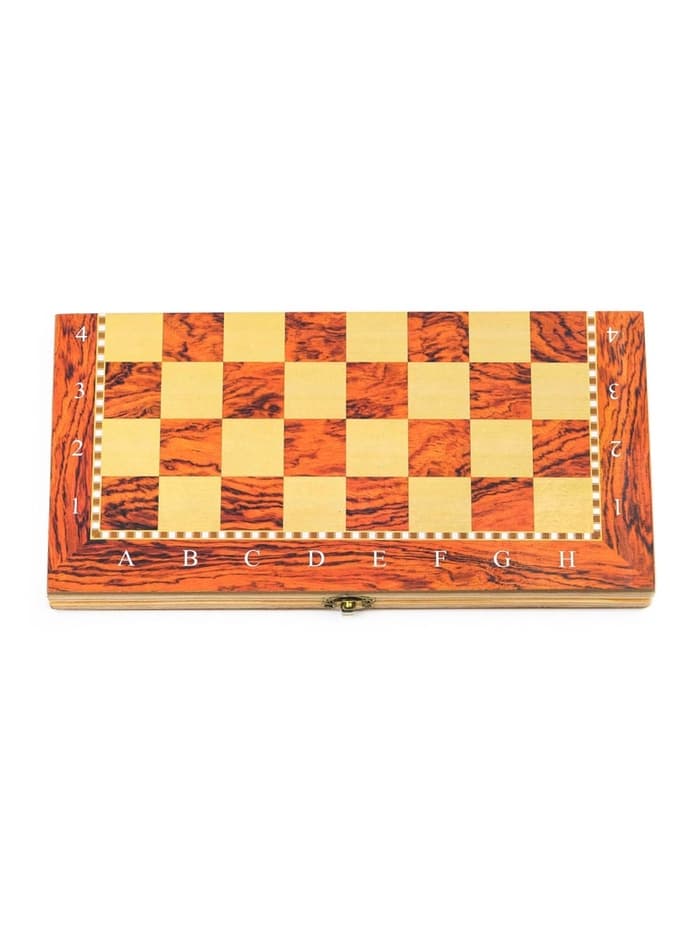 Настольная игра 3 в 1, набор: шахматы, шашки, нарды, 34×34 см
