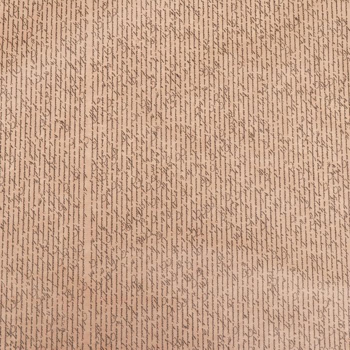 Бумага упаковочная крафт «Рукопись», 0.7×10 м, МИКС