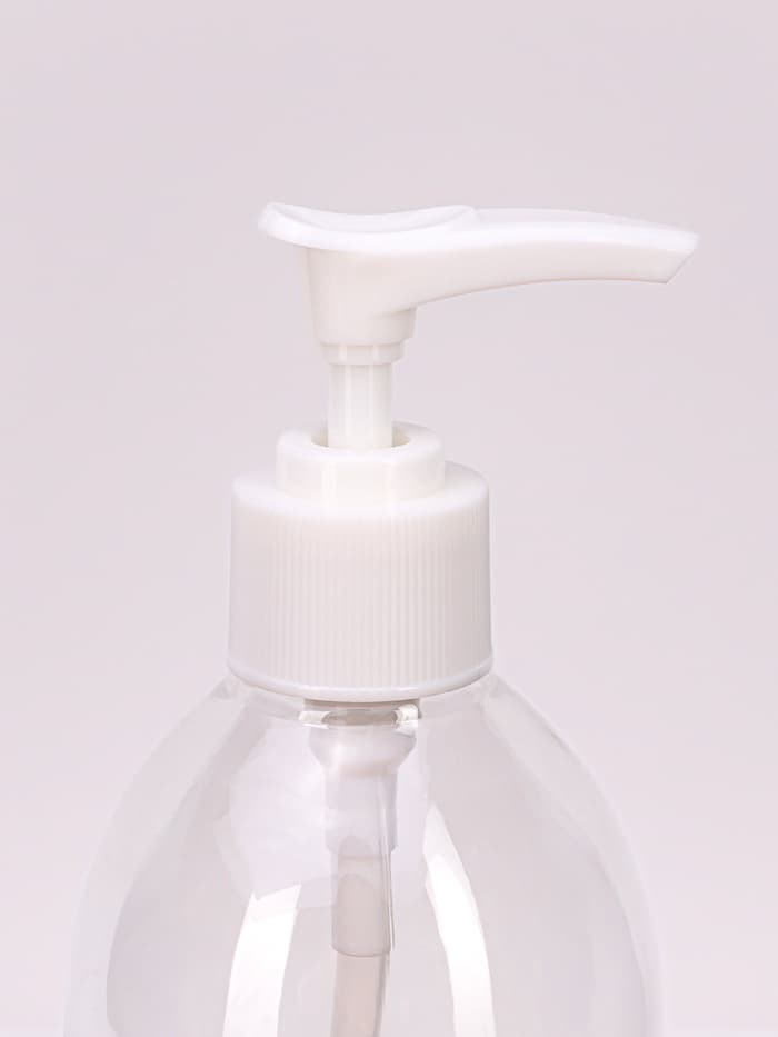 Бутылочка для хранения, с дозатором, 270 мл, белая, прозрачная