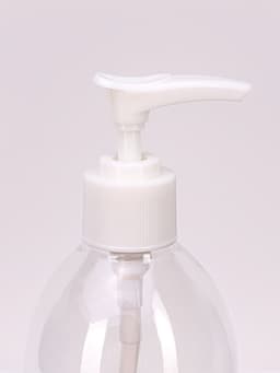 Бутылочка для хранения, с дозатором, 270 мл, белая, прозрачная