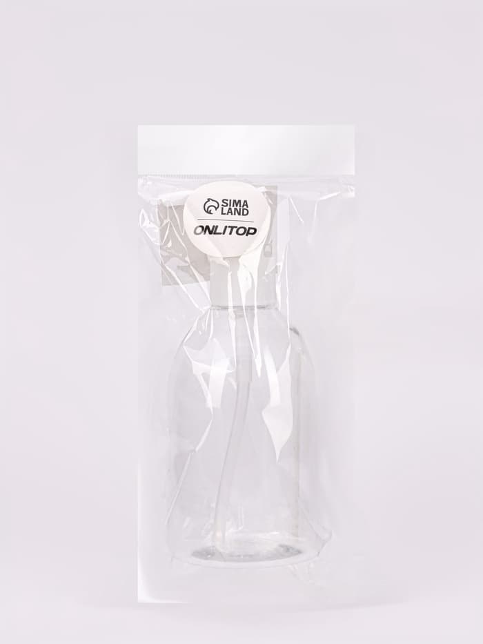 Бутылочка для хранения, с дозатором, 270 мл, белая, прозрачная