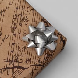 Подарочный Бант - звезда №3.5, металлик, ассорти, для упаковки подарков