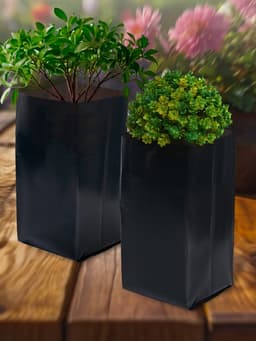 Пакет для рассады, 3 л, 11×30 см, полиэтилен, толщина 60 мкм, с перфорацией, чёрный, Greengo