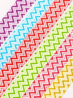 Лента упаковочная для декора и подарков, зигзаг, МИКС, 1.2 см × 5 м±5%