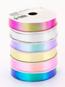 Лента упаковочная для декора и подарков, набор 6 шт., 1.2 см × 5 м